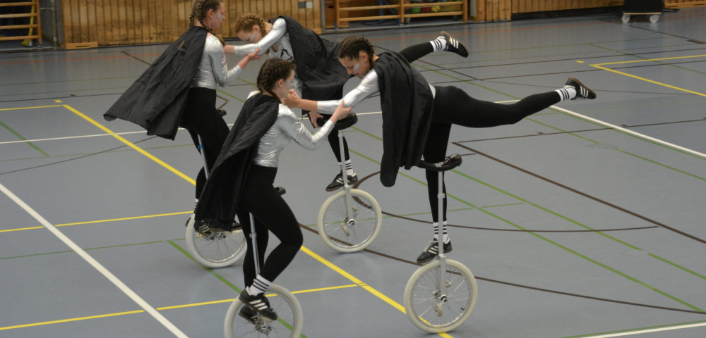 Boostedter Einradefahrerinnen sind Vize-Landesmeister