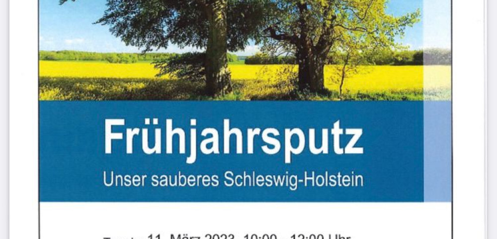Frühjahrsputz Boostedt am 11.03.2023